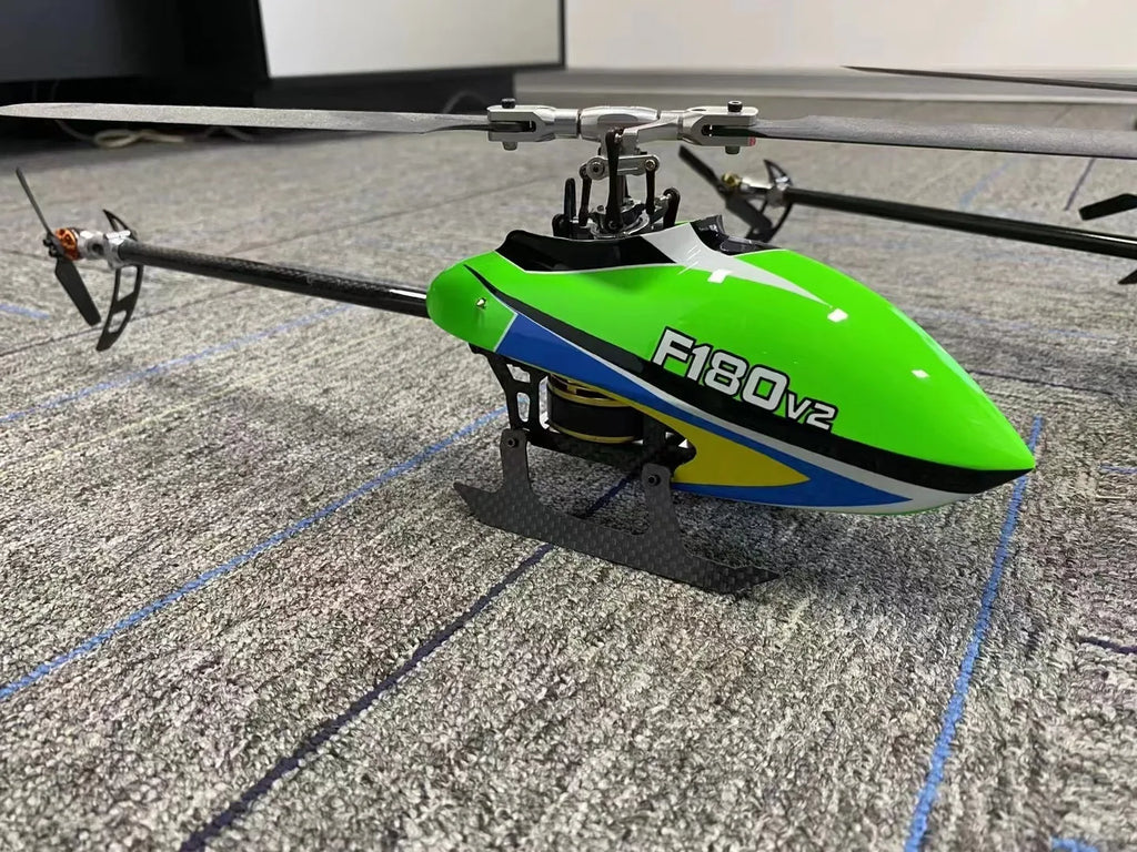 YUXIANG F180 V2 6CH 3D 6G sistema doble Motor de accionamiento directo sin escobillas helicóptero RC sin alerón RTF BNF VS F180