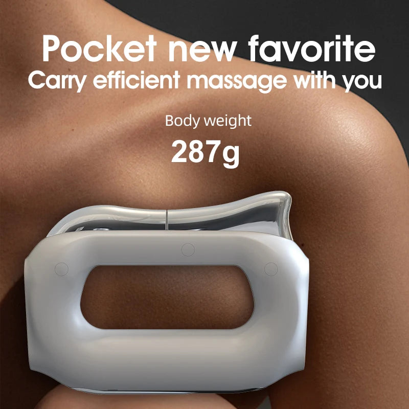 Cuchilla Masajeadora 3 en 1 para Fascia, Dispositivo de Relajación Muscular con Microcorriente, Vibración para Fitness y Levantamiento Corporal, para Tensión Muscular