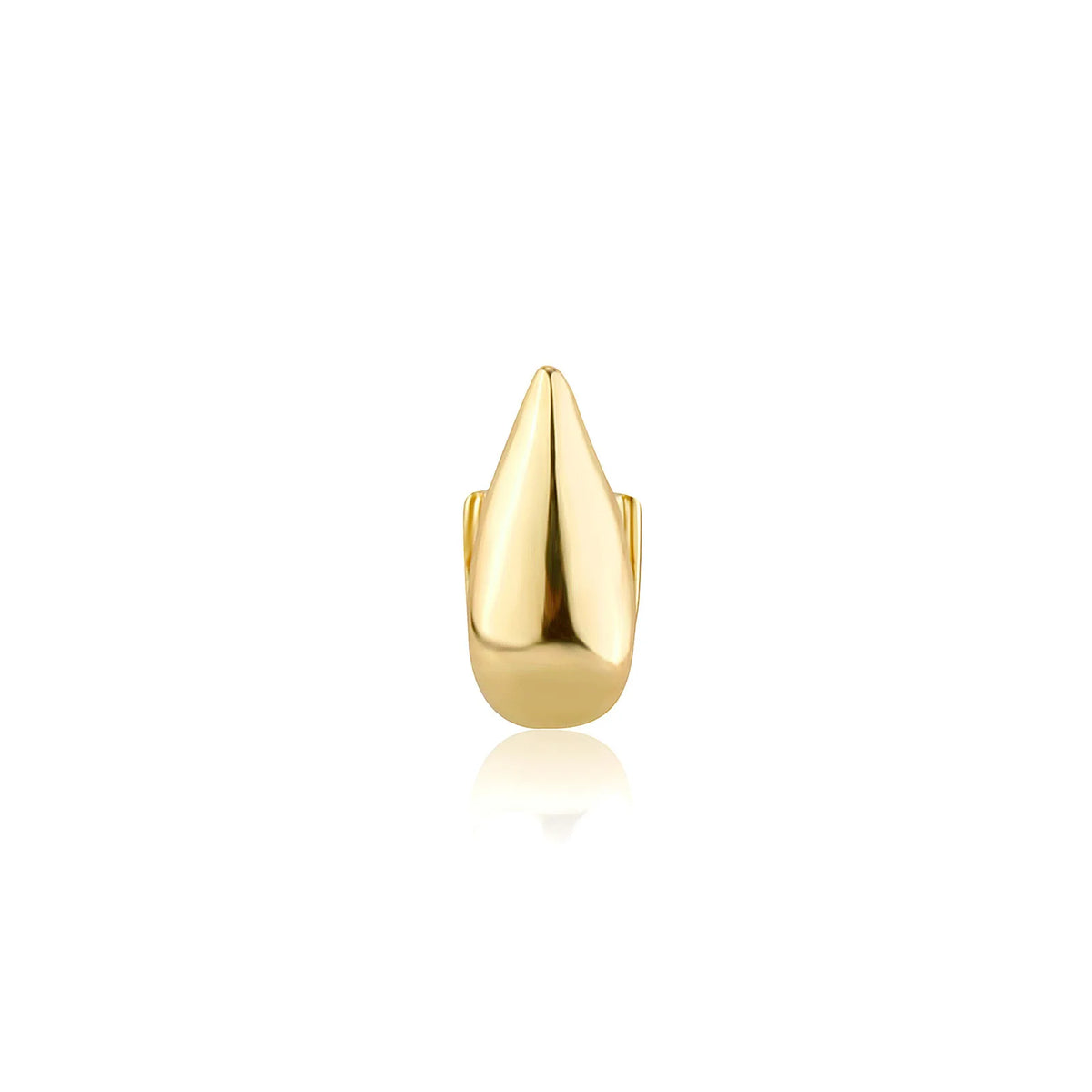 RACHELZ Hip Hop dientes individuales Grillz colmillos parte superior inferior Punk gorros de dientes brillantes para Mujeres Hombres Halloween vampiro Cosplay regalo