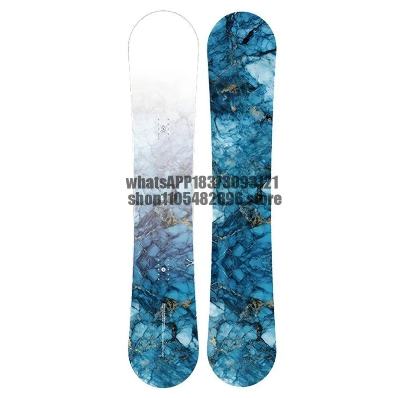 Tabla de snowboard plana multiusos con chapa de madera para adultos, hombres y mujeres