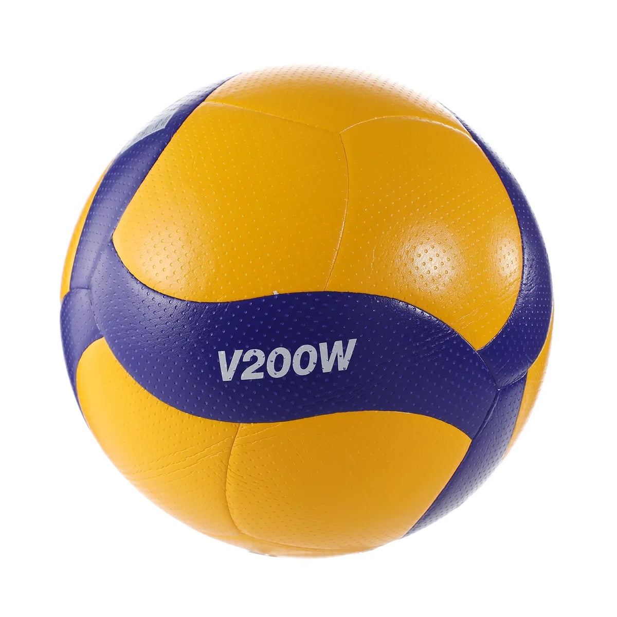 Balón de Voleibol V200W V300W V330W Azul Amarillo Talla 5 de PU de Alta Gama con Pegamento Caliente para Adolescentes y Adultos