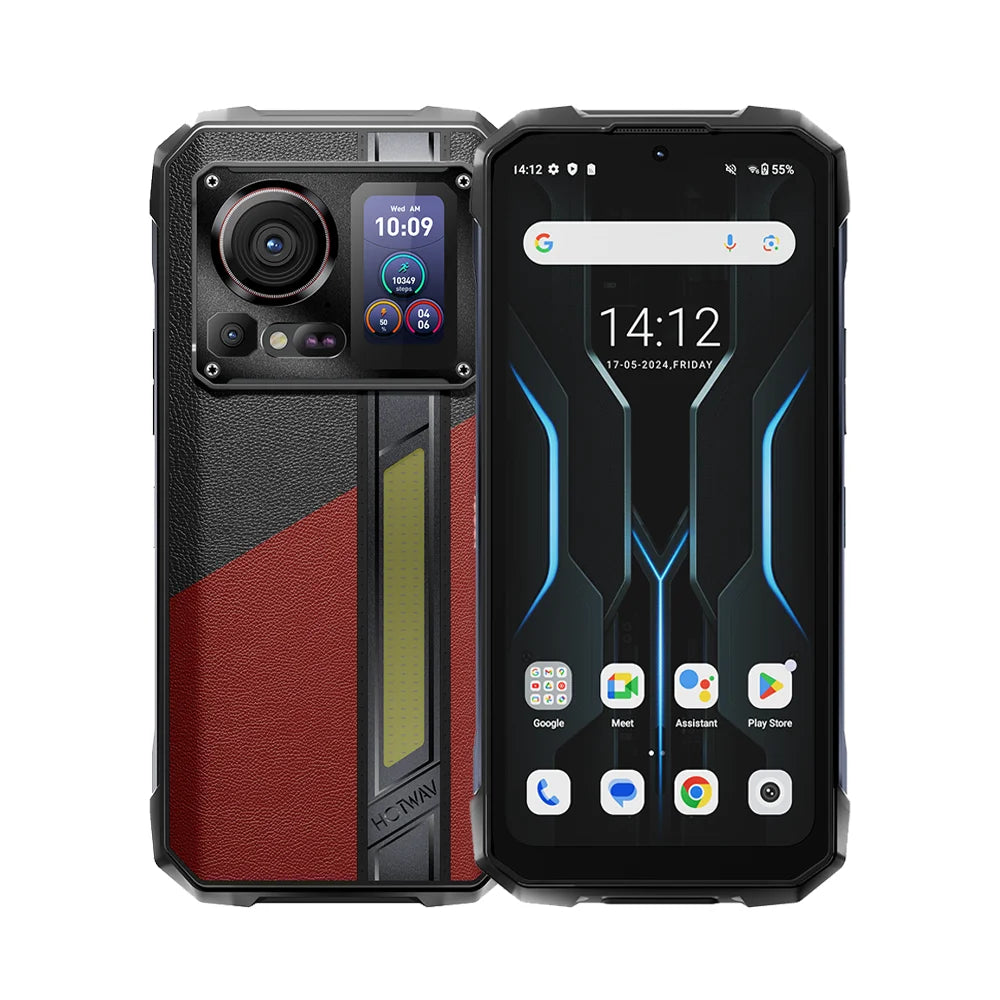 [Enviado desde Europa] Teléfono resistente HOTWAV Hyper 7 Pro 5G, pantalla FHD+ de 6,6 pulgadas y 120 Hz, 36 GB (12+24) de RAM + 256 GB de ROM, Dimensity 7050 5G, batería de 10800 mAh, carga rápida de 33 W, cámara de 200 MP + 32 MP, Android 14, NFC