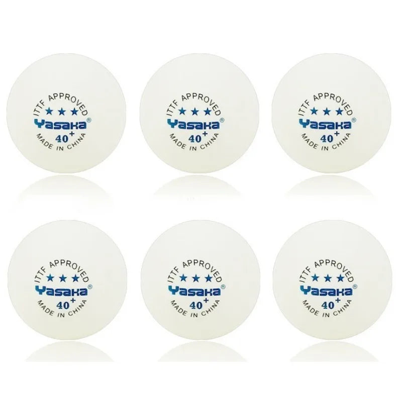 Pelotas de tenis de mesa Yasaka ABS 3Stars, nuevo material, pelota de ping pong con costuras 40+, para entrenamiento y competición, pelotas duraderas