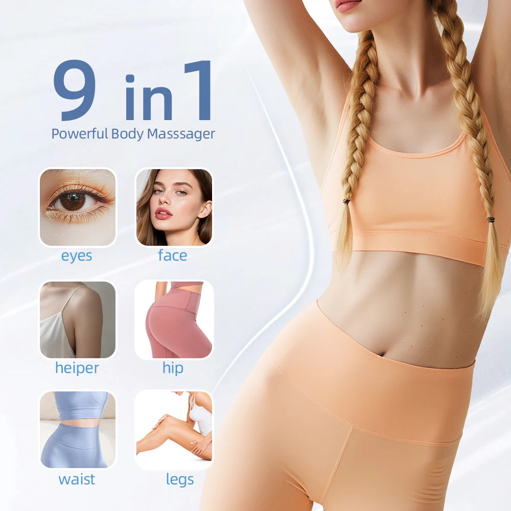 9 en 1: Masajeador de radiofrecuencia con vacío de 80K, dispositivo para adelgazar el cuerpo, liposucción, cuidado de la piel, máquina de cavitación ultrasónica KIM8, dispositivo para el rejuvenecimiento facial, herramie