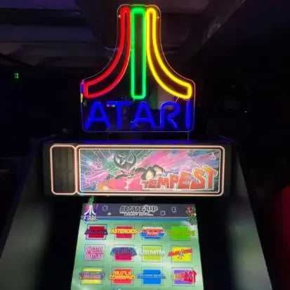 Letrero LED de juego, luz de neón, decoración para sala de juegos, logotipo de consola de juegos, letrero de neón USB, cueva de hombre, bar, regalo para gamer