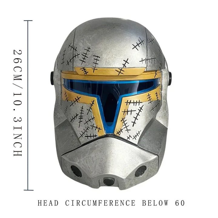 2025 aaa Cosplay SW Commander Helmet Resin Man Halloween Mask Masquerade Carnival Party Props for Adult High Quality