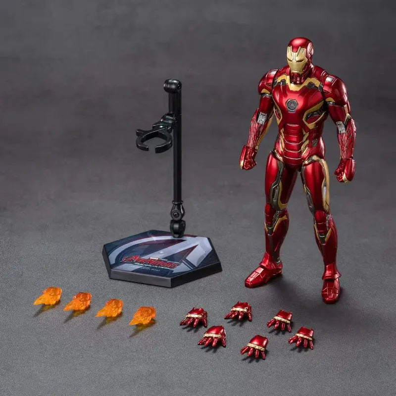 Figura de Acción Original ZD TOYS MARVEL INFINITY SAGA IRON MAN MK41/25/33/40/35/36/45/28/32/1/17/War Machine, Modelo Coleccionable