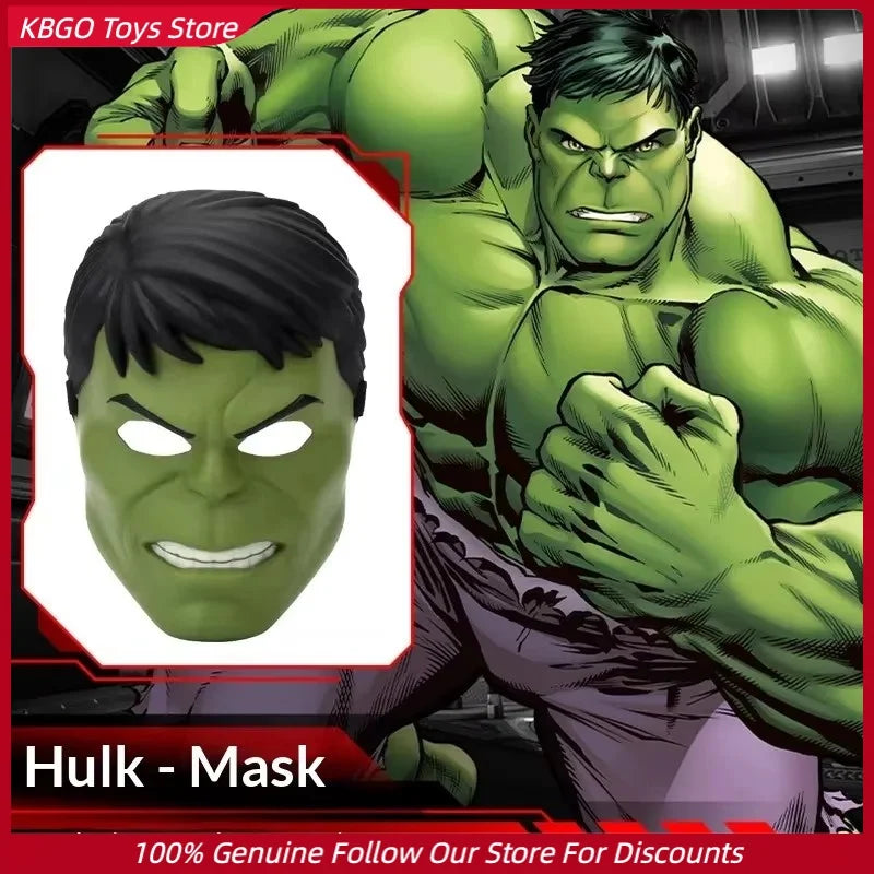 Máscara original de Hulk de Marvel, escala 1/1, para usar en disfraces de cosplay, fiestas de superhéroes, juegos de rol, Halloween, Navidad, regalo y decoración para los fans.