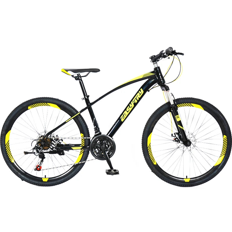 Bicicleta de montaña MTB de 26 pulgadas y 21 velocidades para adultos, bicicleta de aro 29 para hombre con horquilla de acero y freno de disco