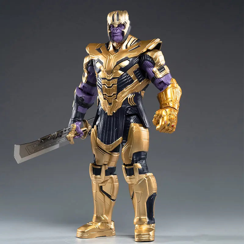 ZDTDS Thanos, figura de acción coleccionable a escala 1/5 con articulaciones móviles, modelo de juguete para los fans de Marvel, ideal como regalo para coleccionistas.