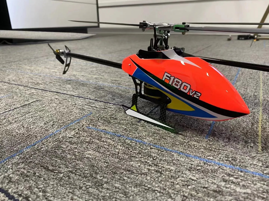 YUXIANG F180 V2 6CH 3D 6G sistema doble Motor de accionamiento directo sin escobillas helicóptero RC sin alerón RTF BNF VS F180