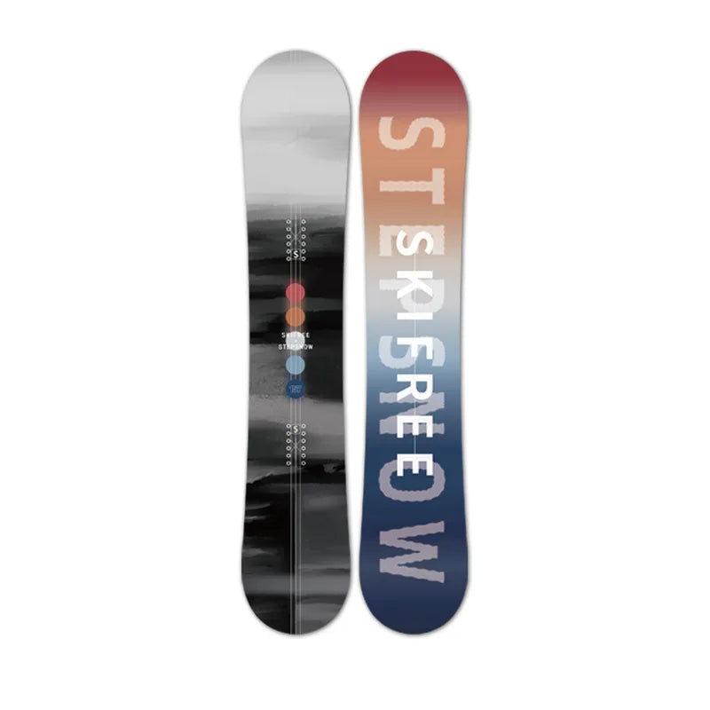 Tabla de Snowboard Híbrida All Mountain Freestyle con Camber Rocker, Núcleo de Madera de Álamo y Base Sinterizada - Duradera para Esquí/Snowboard de Invierno