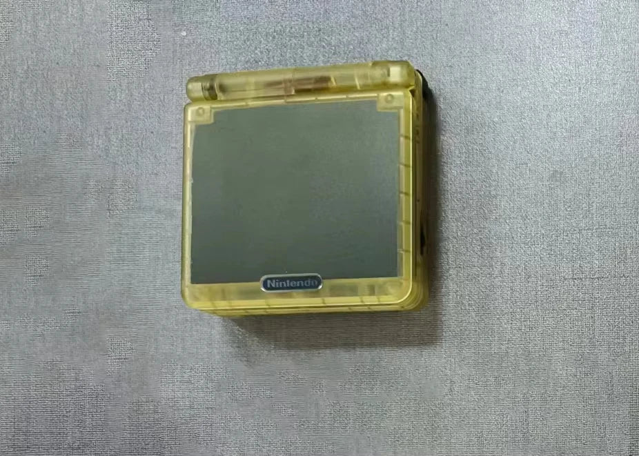 Gameboy Advance SP AGS-001 Consola de juegos GBA SP reacondicionada con nueva pantalla IPS Nueva carcasa y nivel de brillo ajustable