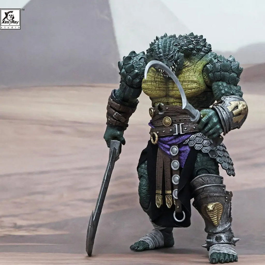 ¡En stock! Xesray Studio, serie Combatants‑Fight for Glory 022, The Crocodile Man Tukhoris, «Sobek's Jaws», figura de acción a escala 1/12.