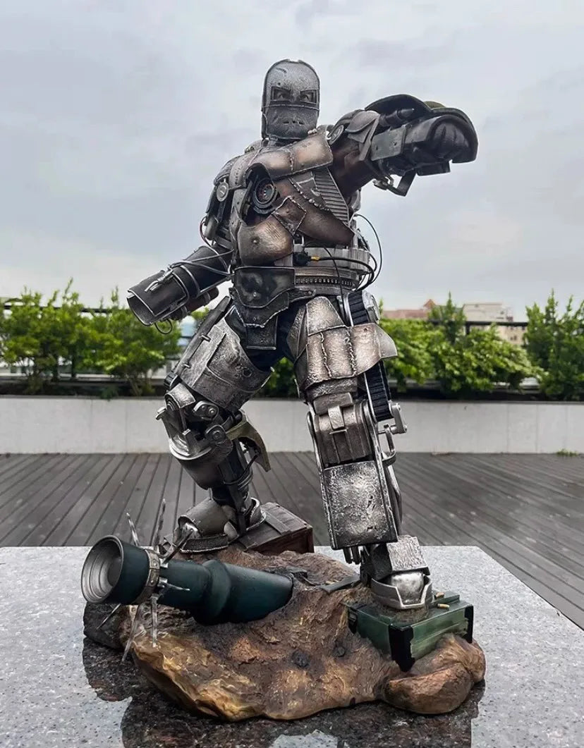1/4 Brand New The Avengers Anime Figure Iron Man MK1 Periphery Resin Model Desktop Decorative Ornaments Birthday Gifts Toys