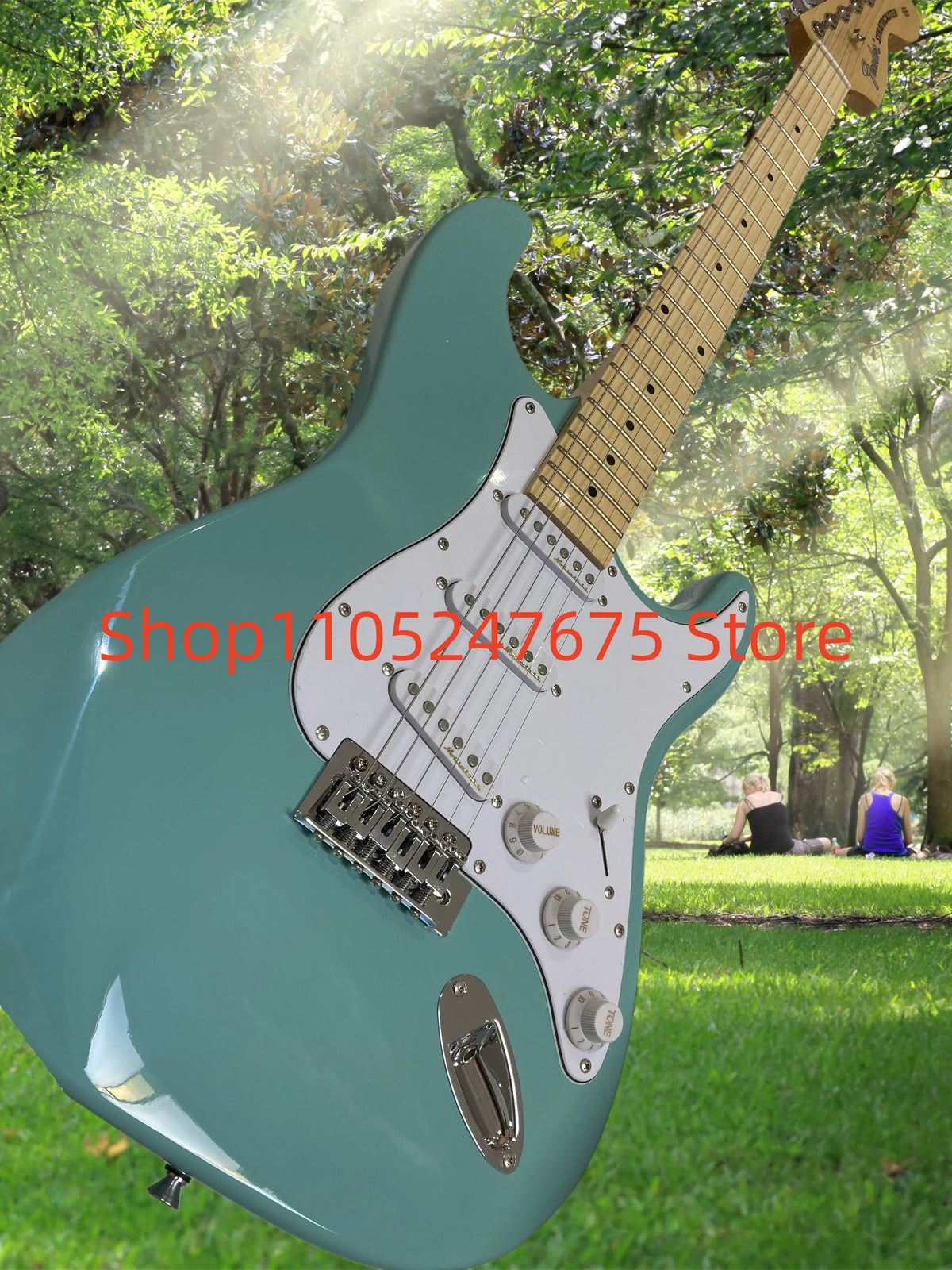 (Entrega en 25-35 días) En stock Guitarra eléctrica con cuerpo personalizado de caoba 05