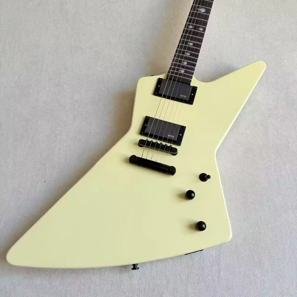 Guitarra Eléctrica Negra de 6 Cuerdas Personalizada ESP Explorer -250 II James Hetfield Explorer