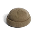 Gorro de punto unisex, gorro de color sólido, cálido, a prueba de viento, con borde doblado, para hombres y mujeres, para esquiar en climas fríos al aire libre.