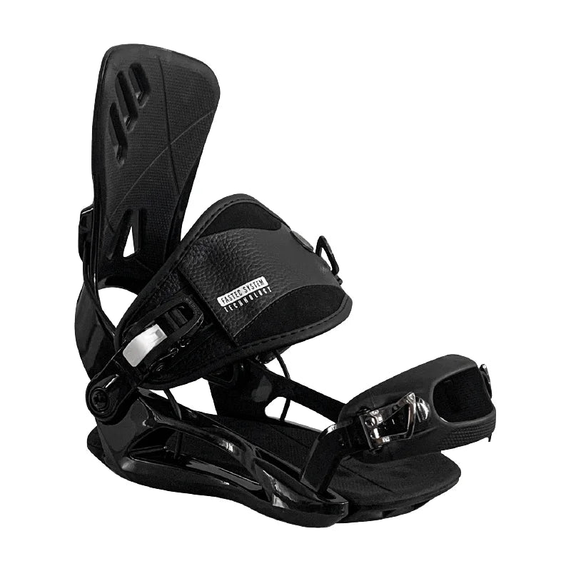 Fijaciones de Snowboard Personalizadas al por Mayor, de Encaje, Dureza Media 7-8, Carbono, PU, Amortiguación EVA, Ligeras, para Riders Avanzados