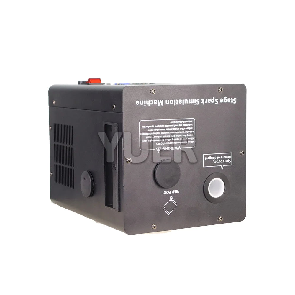 Máquina de fuegos artificiales en frío de 750W, máquina de chispa fría con Control remoto DMX, máquina de chispas en frío LCD en polvo Ti, equipo de escenario