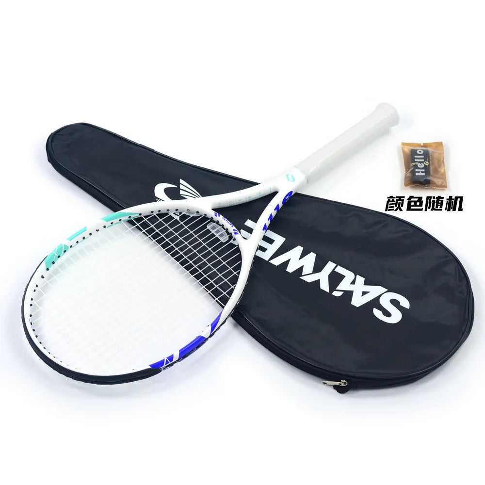 Raqueta de Tenis de Fibra de Carbono Completa, Absorción de Impactos, Duradera, Profesional, Intermedia, Avanzada, Deportes al Aire Libre, Jugadores Intermedios y Avanzados