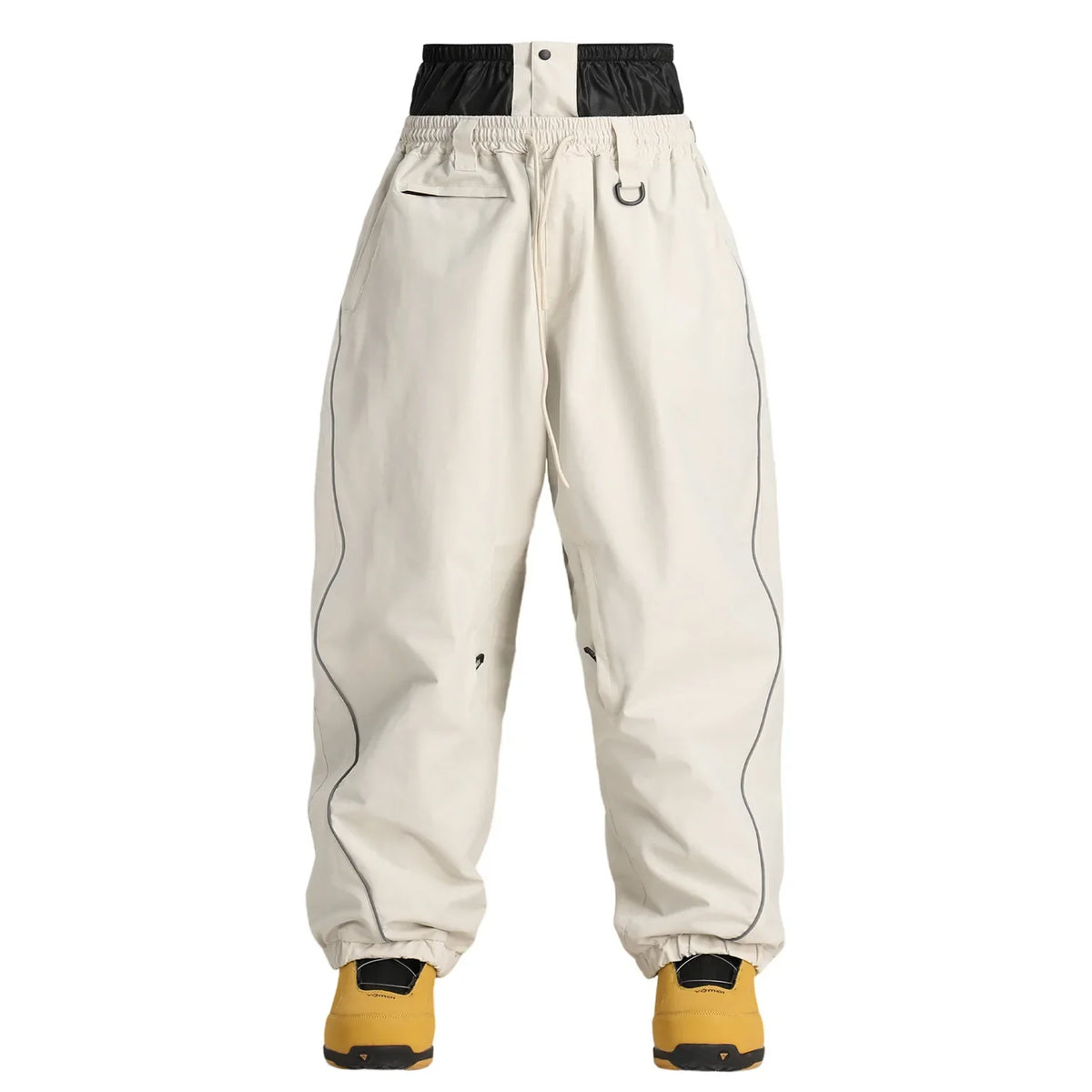 GSOU SNOW Pantalones de esquí para hombre, nuevos, a prueba de viento, holgados, impermeables, para invierno, actividades al aire libre, snowboard, reflectantes, para mujer, adultos, transpirables