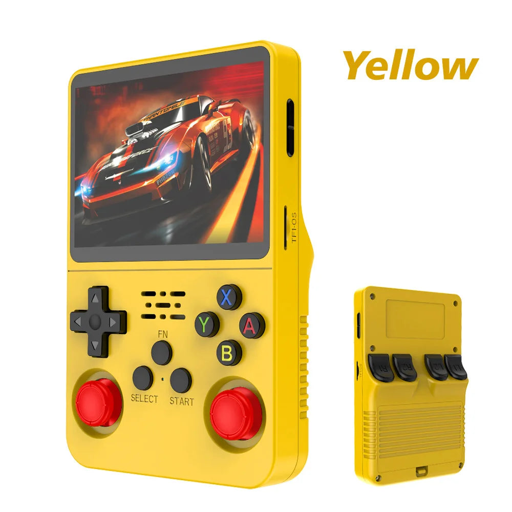 Retro Handheld Video Game Console 3.5 Inch IPS Screen Portable Pocket Player for Kids with Original LINUX Arkos System
