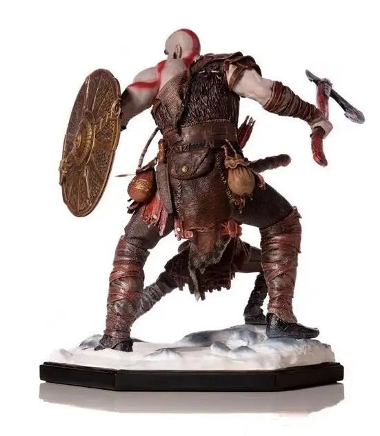 Oferta especial: Figura de acción coleccionable de PVC de Kratos y su hijo Atreus de 20 cm de IRON Game God of War 4, de Mol Toys, para regalo, disponible ahora