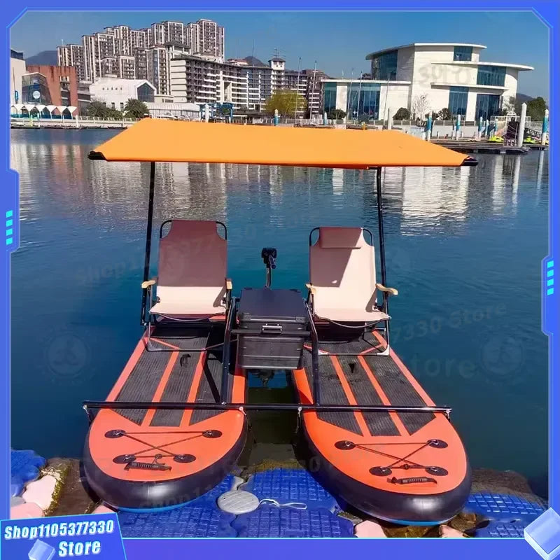 Bicicleta Acuática Inflable para Adultos, Bicicleta de Pedales Flotante para el Mar, en Venta con Tabla de Paddleboard