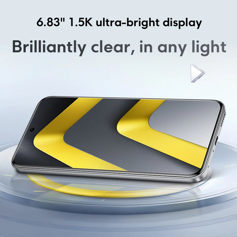 POCO M8 Pro 5G Versión Global Snapdragon® 7s Gen 4 Pantalla AMOLED 1.5K de 6.83" Smartphone con batería masiva de 6500mAh y NFC