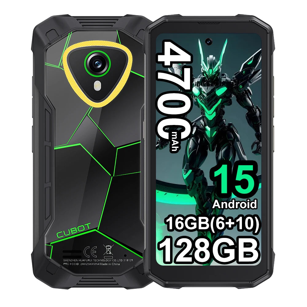 [Enviado desde Polonia] Cubot KingKong Mini 4 Mini Smartphone resistente pantalla de 4,7 pulgadas 90Hz 4700mAh 6GB+128GB NFC 48MP Android 15