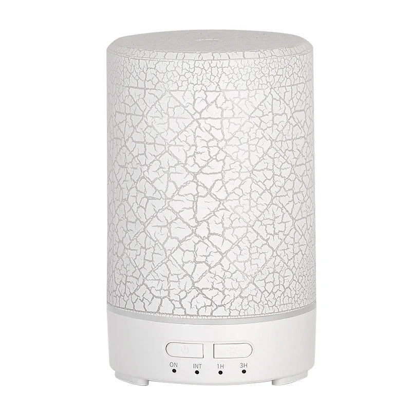 Difusor de aceites esenciales (sin aceite) con alimentación USB y luces LED de 7 colores, humidificador ultrasónico para sala de estar u oficina
