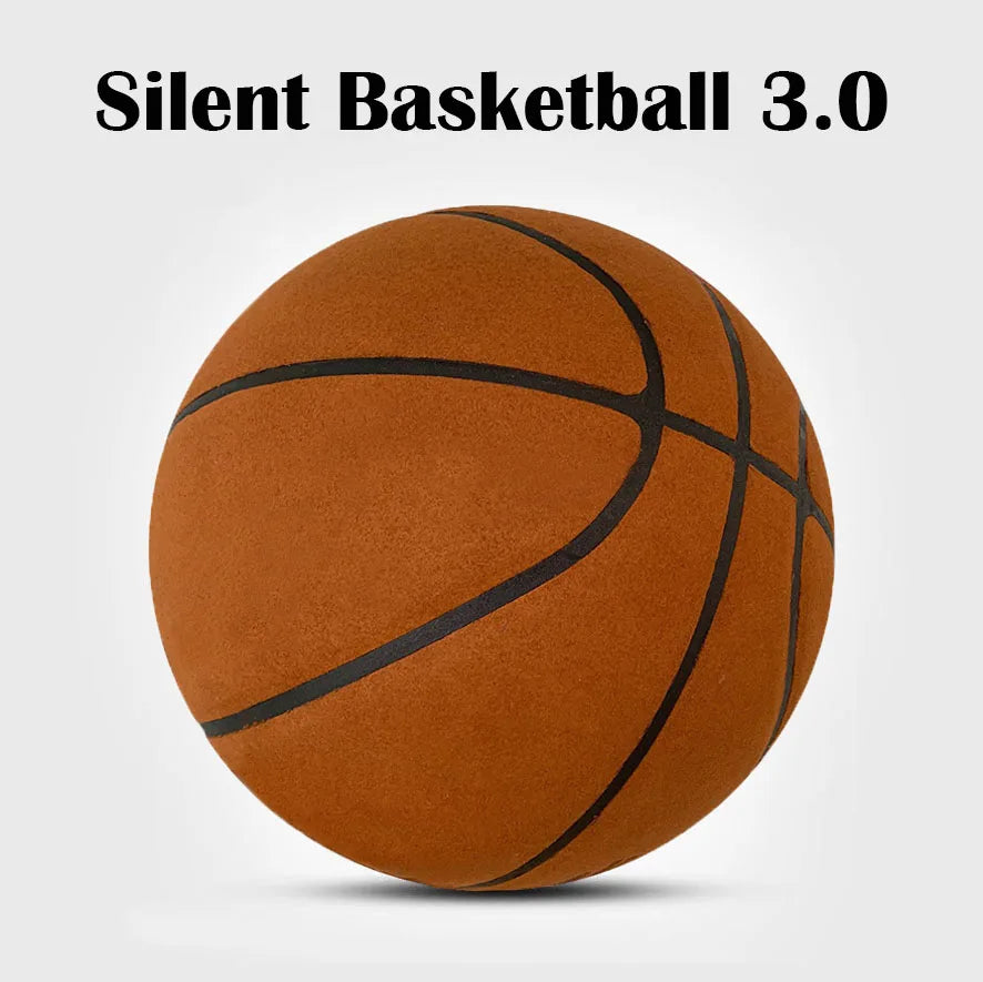 Baloncesto silencioso Talla 7 # (29.5")6 # /5 #   Dribbling interior acanalado espuma sin aire baloncesto silencioso entrenamiento de goteo pelota silenciosa regalo