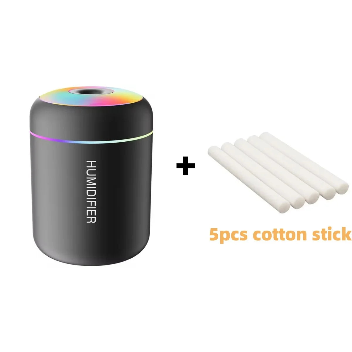 Mini humidificador de aire de 180ML, difusor de Aroma eléctrico USB, purificador de aceites esenciales, generador de niebla de aromaterapia, luces para coche, hogar y dormitorio