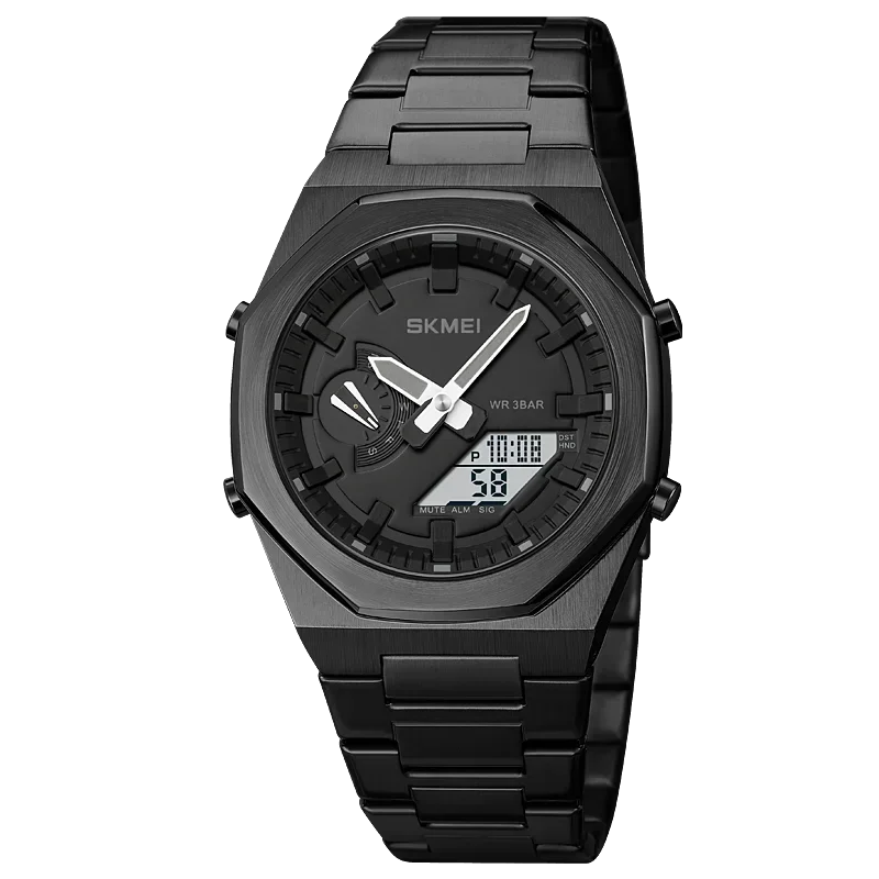 SKMEI 1816 Reloj para hombre, reloj deportivo, de moda, casual, de negocios, de cuarzo, con luz, fecha y resistente al agua
