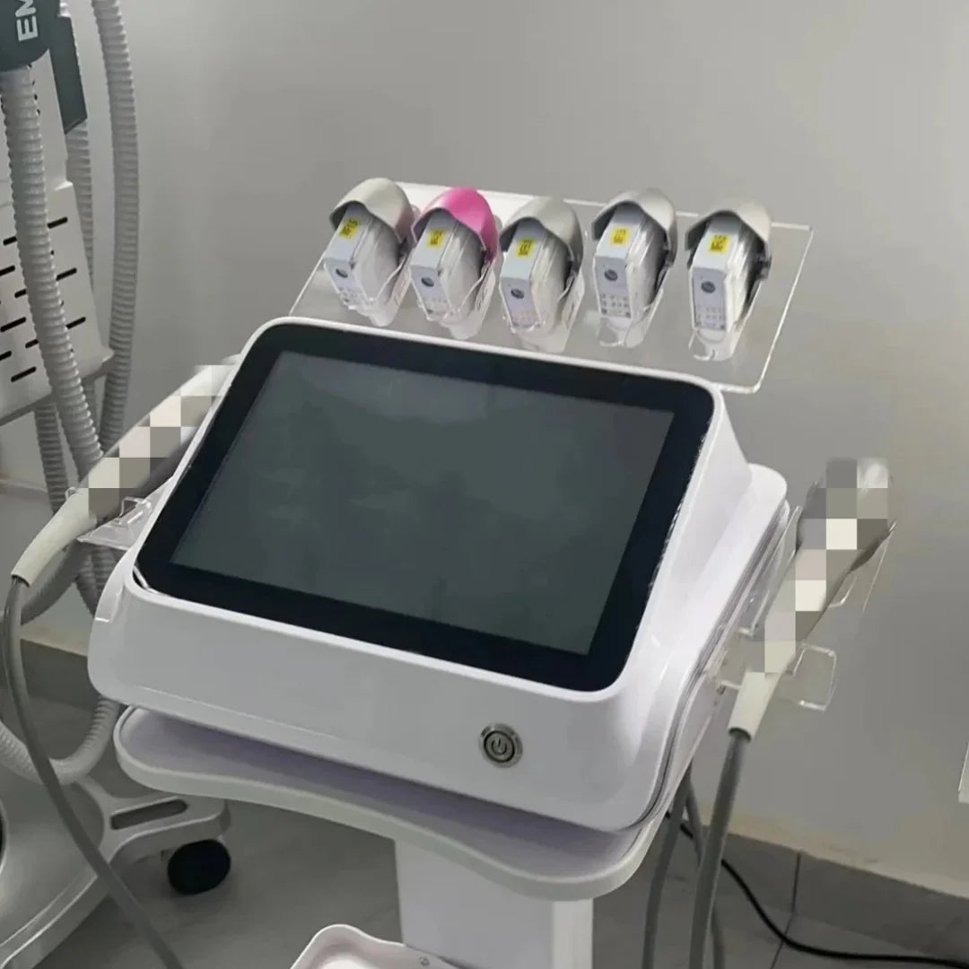 Dispositivo de belleza por ultrasonido RF HIFU 7D, máquina antienvejecimiento para adelgazar todo el cuerpo, estiramiento y tensado de la piel, para salón de belleza profesional