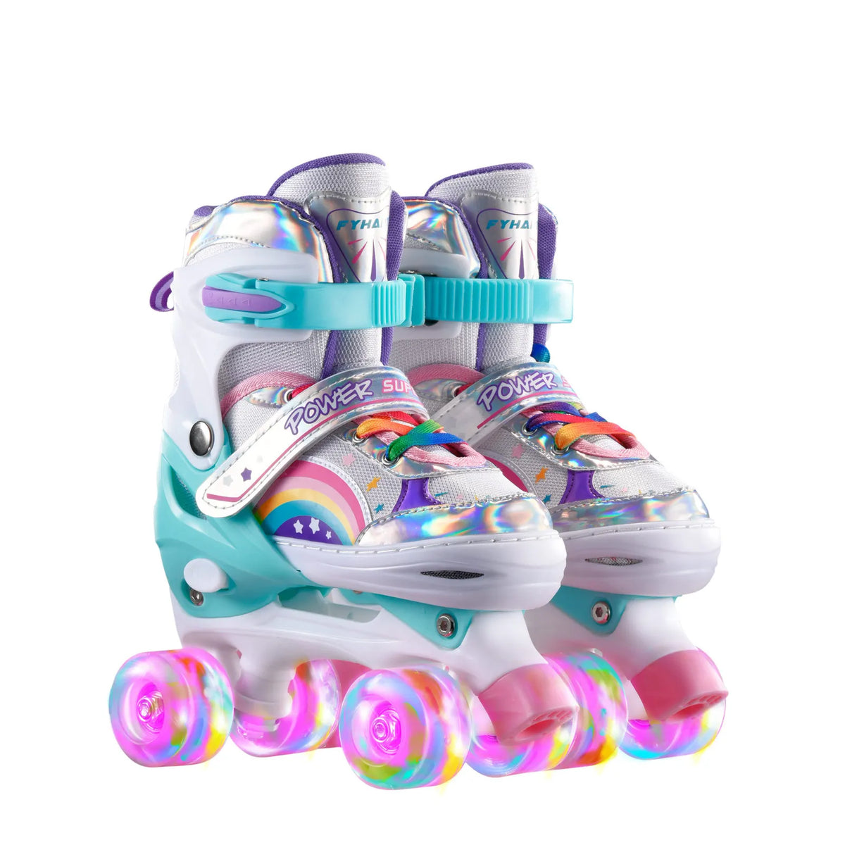 Patines de Ruedas Ajustables de Talla 4, Patines de Doble Fila, Patines de Moda