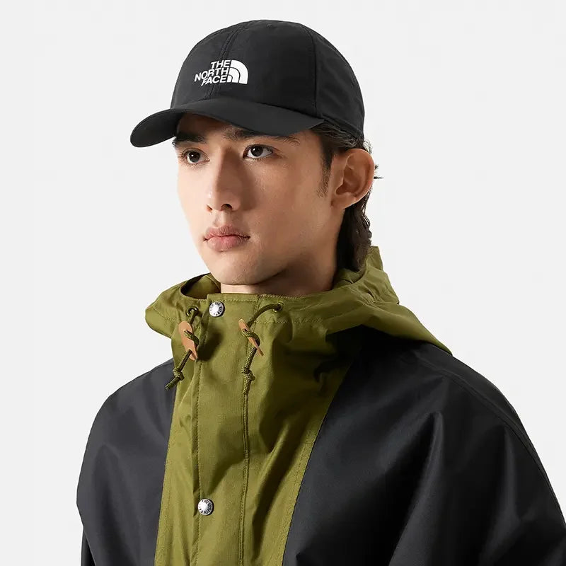 Gorra deportiva The North Face de nailon negro, transpirable, suave y casual, unisex