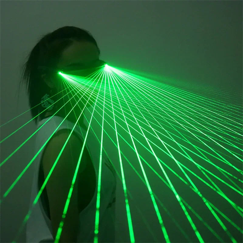 Gafas Led multilínea, gafas portátiles, haz de DJ, luz de escenario para fiesta, bailarina, espectáculo, disfraces luminosos, actuación en club nocturno