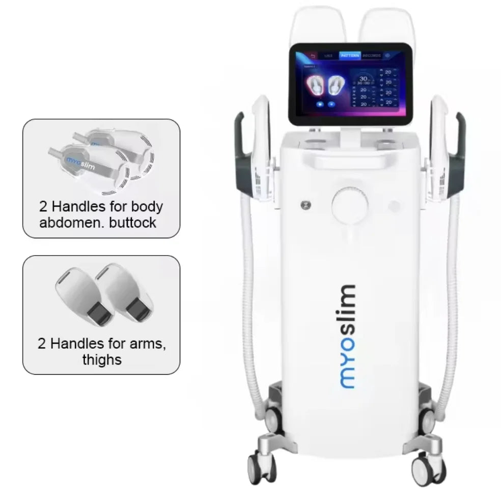 Máquina de modelado corporal MYOslim HI-EMT 8500W 20T, equipo de belleza para salones de belleza, para el desarrollo muscular, el contorno corporal y el reafirmante de la piel.