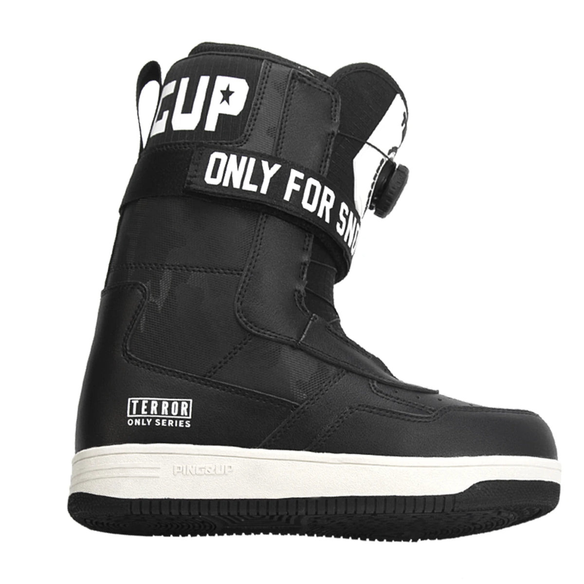 Botas de Snowboard Personalizadas al por Mayor TERROR de Calzado Rápido para Hombre y Mujer, Botas de Nieve Impermeables para Freestyle y Todoterreno