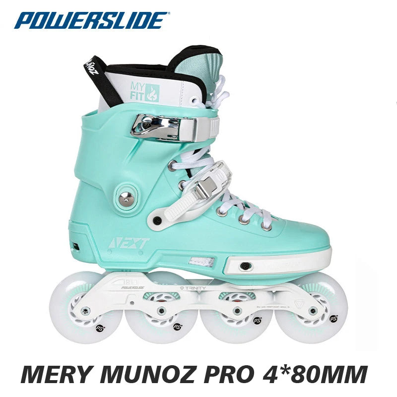 Patines Powerslide NEXT Trinity de 3 Ruedas para Adultos, Patines FSK para Patinaje en Calle, Patines en Línea Profesionales