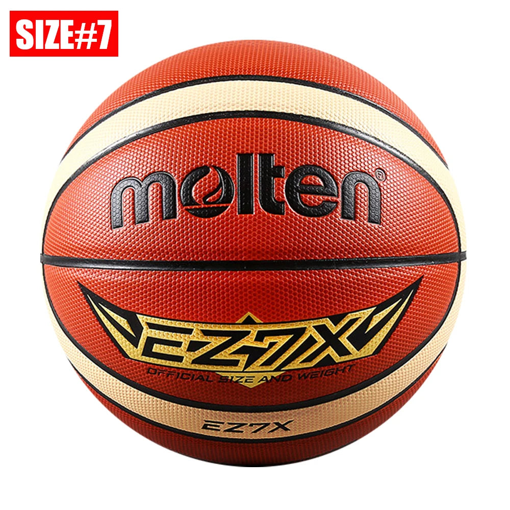 Balón de Baloncesto Molten 2026, Tamaño Oficial 7/6/5, Material PU, para Interior y Exterior, Entrenamiento, Partidos, Equipo, Baloncesto Original