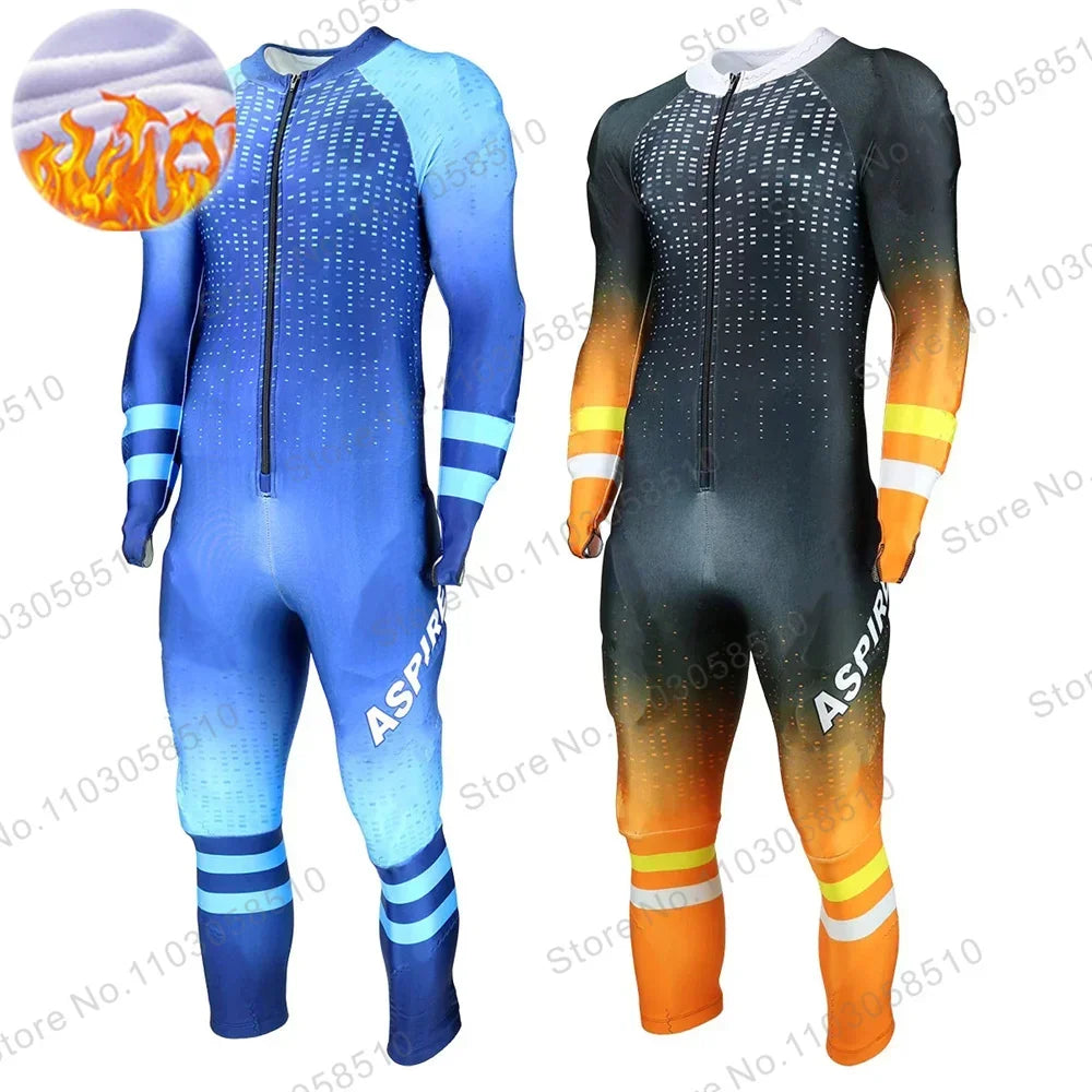 Trajes de invierno para hombre de manga larga, chaqueta de esquí cómoda hecha de suave tela de forro polar, traje de esquí de carreras, deporte de snowboard, sin acolchado.