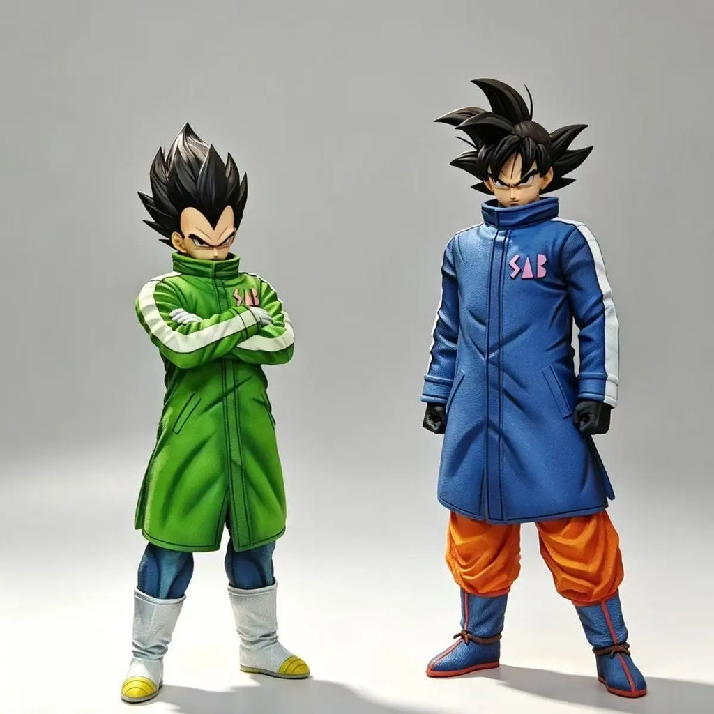 Figura de Anime Dragon Ball Z, Traje de Nieve de Son Goku y Vegeta, Super Saiyan Goku, Figuras de Acción de PVC, Colección de Modelos, Juguetes, Regalos