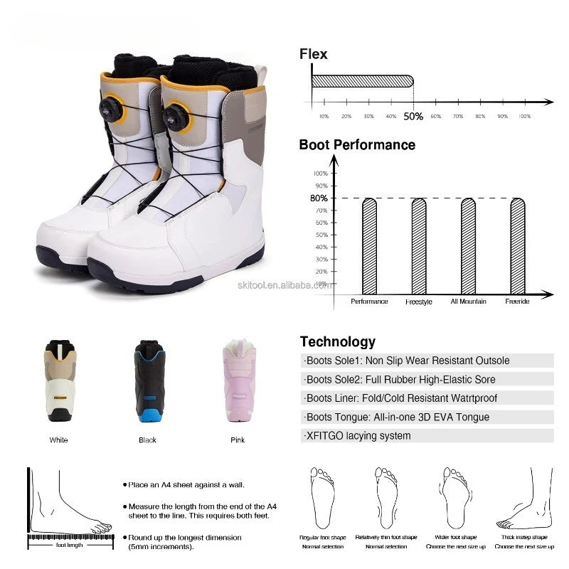 Paquete Completo de Snowboard para Hombre, Botas XFITGO 360 Seconds Bound, Todo Terreno, Regular, Apto para Principiantes 2025