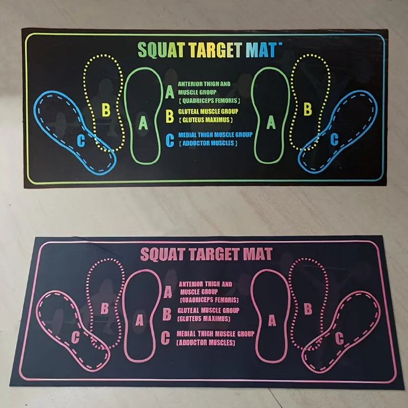 Juego de almohadillas antideslizantes para sentadillas, esteras de entrenamiento duraderas para uso doméstico y en gimnasio, equipo de ejercicio antideslizante, ideal para entusiastas del fitness