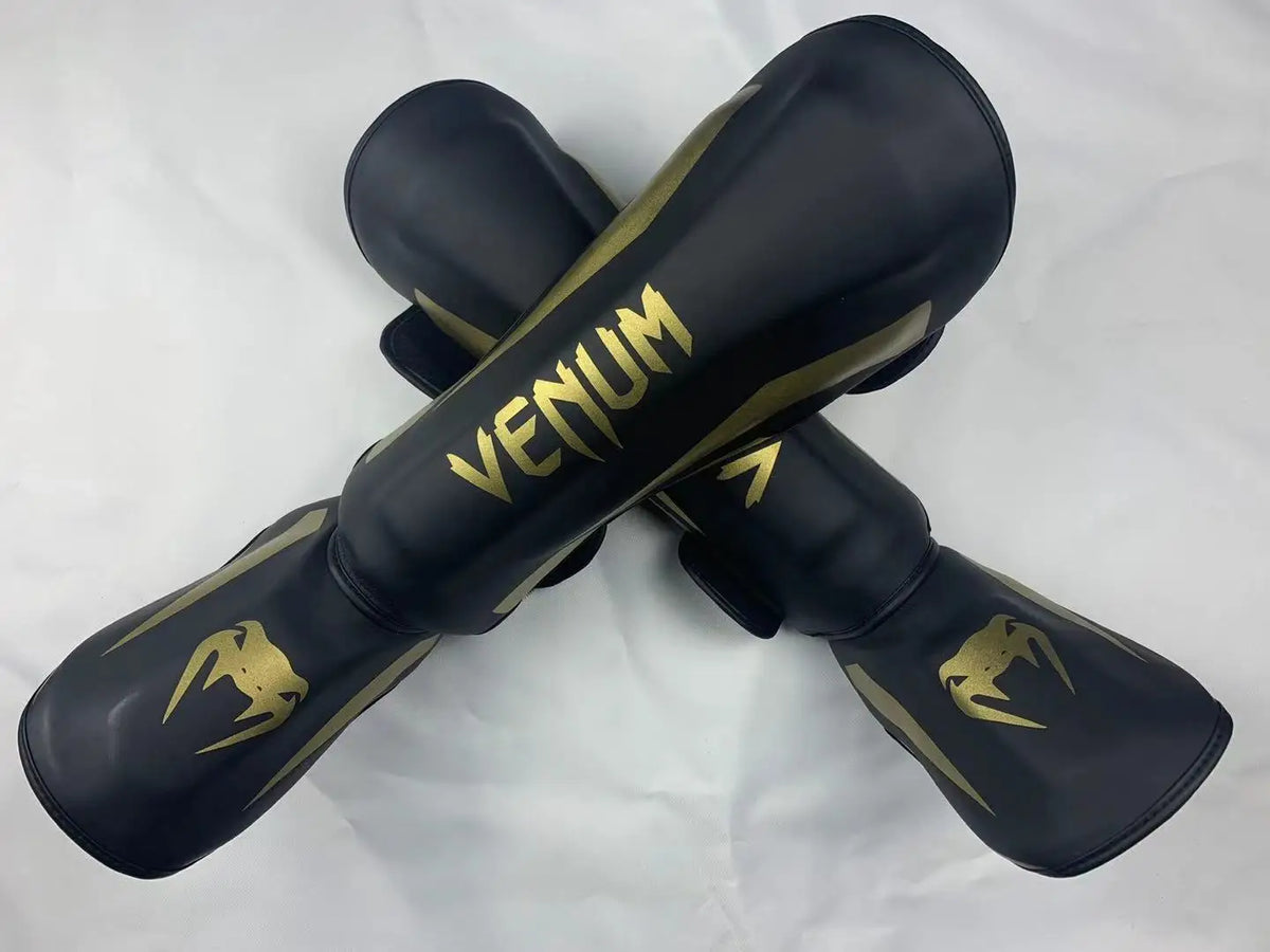 Protectores de Espinilleras Profesionales de Piel Sintética PU para Boxeo, Muay Thai y MMA, Calentadores de Piernas para Entrenamiento, Protectores Ligeros para Patadas