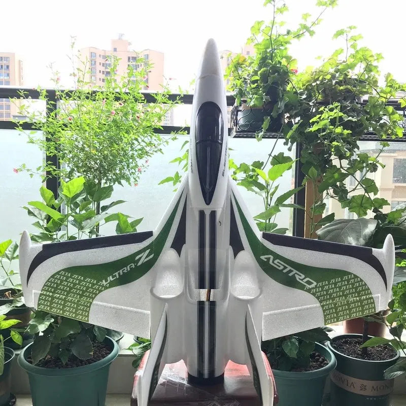 Avión Eléctrico RC Ultra Z Astro Delta Wing con Ventilador Canalizado de 64 mm, Propulsión Trasera, Ala Fija, Espuma EPO, Modelo de Avión de Carreras de Alta Velocidad