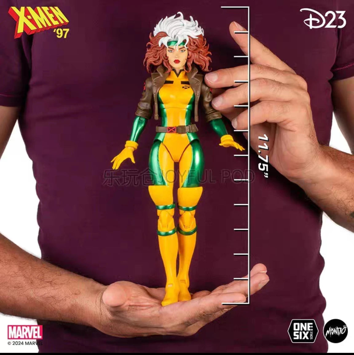 Original Mondo Marvel Legends Series X-MEN ROGUE Action Figure Toys Model